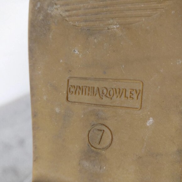 Cynthia Rowley Sandals Womens Size 7 Shoes Flats Criss Cross Straps Slip On - Picture 4 of 9